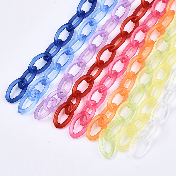 PandaHall Handmade Transparent ABS Plastic Cable Chains, Oval, Mixed Color, 19.29 inch~19.68 inch(49~50cm), Link: 13x7.5x1.5mm Plastic..., Multicolor
PandaHall Handmade Transparent ABS Plastic Cable Chains, Oval, Mixed Color, 19.29 inch~19.68 inch(49~50cm), Link: 13x7.5x1.5mm Plastic..., Multicolor