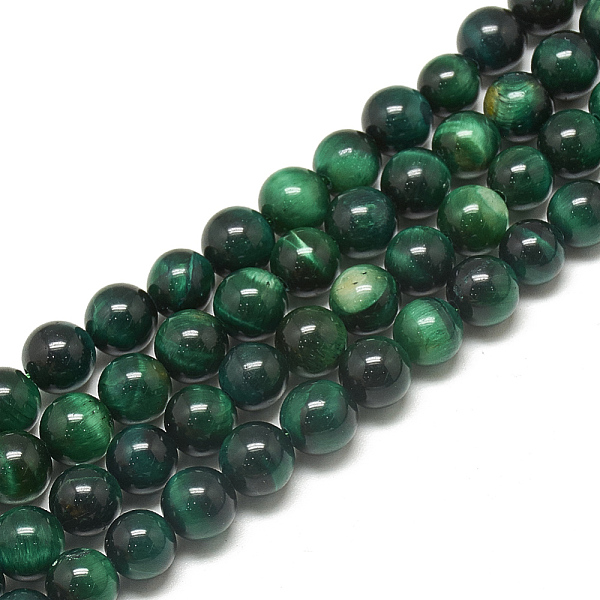 PandaHall Natural Tiger Eye Beads Strands, Dyed, Round, Dark Slate Gray, 10mm, Hole: 1mm, about 38pcs/strand, 14.9~15.3 inch Tiger Eye...
PandaHall Natural Tiger Eye Beads Strands, Dyed, Round, Dark Slate Gray, 10mm, Hole: 1mm, about 38pcs/strand, 14.9~15.3 inch Tiger Eye...