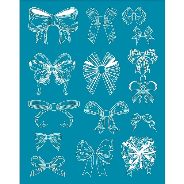 PandaHall Silk Screen Printing Stencil, for Painting on Wood, DIY Decoration T-Shirt Fabric, Bowknot Pattern, 100x127mm Nylon Bowknot Cyan
PandaHall Silk Screen Printing Stencil, for Painting on Wood, DIY Decoration T-Shirt Fabric, Bowknot Pattern, 100x127mm Nylon Bowknot Cyan