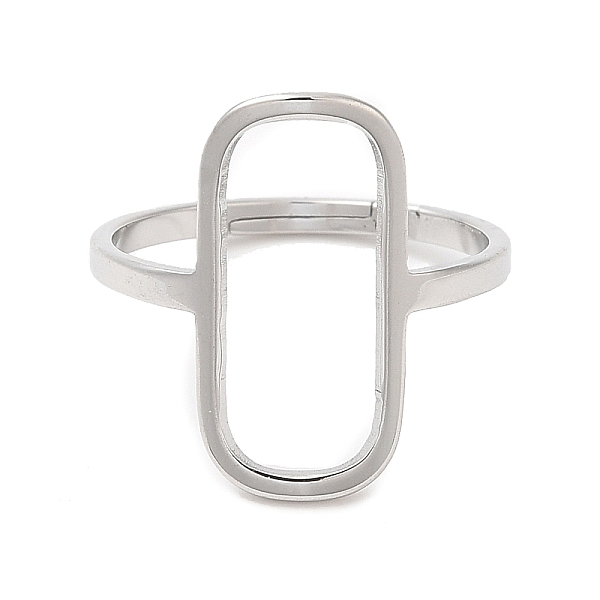 PandaHall 304 Stainless Steel Hollow Rectangle Adjustable Ring for Women, Stainless Steel Color, US Size 6 1/4(16.7mm) 304 Stainless Steel
PandaHall 304 Stainless Steel Hollow Rectangle Adjustable Ring for Women, Stainless Steel Color, US Size 6 1/4(16.7mm) 304 Stainless Steel