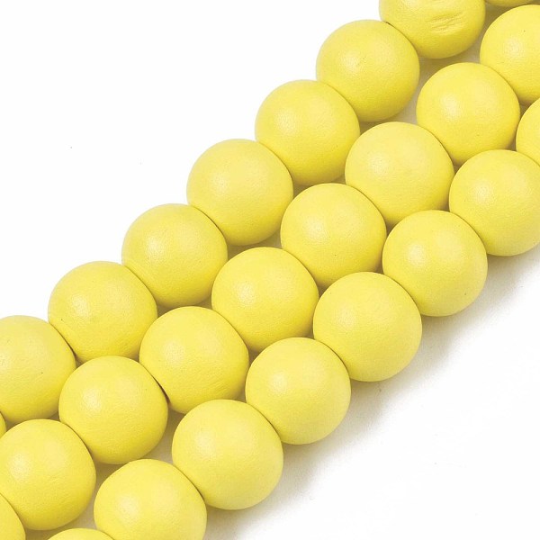 PandaHall Painted Natural Wood Beads Strands, Round, Yellow, 10x8~9mm, Hole: 2~3mm, about 41~42pcs/strand, 13.98 inch~14.61 inch...
PandaHall Painted Natural Wood Beads Strands, Round, Yellow, 10x8~9mm, Hole: 2~3mm, about 41~42pcs/strand, 13.98 inch~14.61 inch...