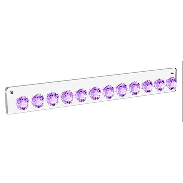PandaHall Acrylic Jewelry Display Hanger Rack, Medal Holder Frame, Rectangle, Purple, 3.5x34x1.7cm, Hole: 8mm Acrylic Purple
PandaHall Acrylic Jewelry Display Hanger Rack, Medal Holder Frame, Rectangle, Purple, 3.5x34x1.7cm, Hole: 8mm Acrylic Purple