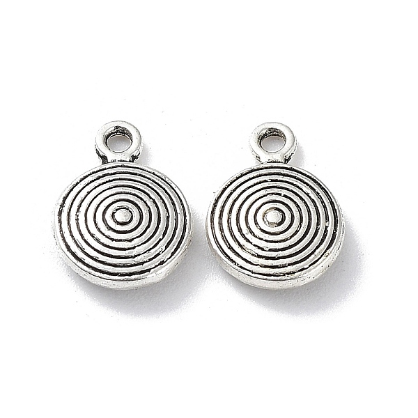 PandaHall Tibetan Style Alloy Charms, Flat Round Charm, Antique Silver, 11x8.5x2.5mm, Hole: 1.2mm Alloy Flat Round
PandaHall Tibetan Style Alloy Charms, Flat Round Charm, Antique Silver, 11x8.5x2.5mm, Hole: 1.2mm Alloy Flat Round