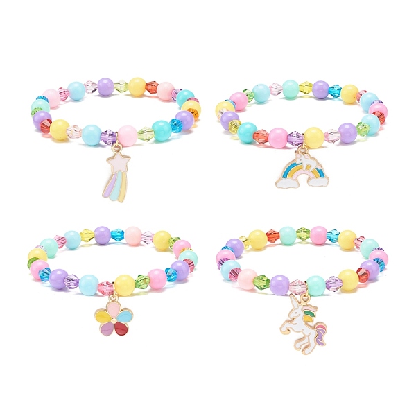 PandaHall Colorful Acrylic Beaded Stretch Bracelet with Alloy Enamel Charms for Women, Mixed Patterns, Inner Diameter: 2 inch(5.2cm) Acrylic..., Multicolor
PandaHall Colorful Acrylic Beaded Stretch Bracelet with Alloy Enamel Charms for Women, Mixed Patterns, Inner Diameter: 2 inch(5.2cm) Acrylic..., Multicolor