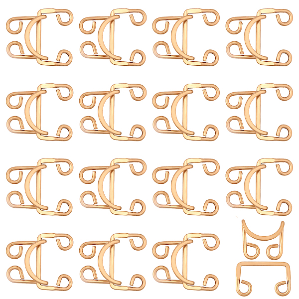 PandaHall CHGCRAFT 16Pcs Alloy Buckles, Closure Sewing Fasteners for Garment Accessories, Light Gold, Buckles: 25~28x16.5x1.5mm, Hole...
PandaHall CHGCRAFT 16Pcs Alloy Buckles, Closure Sewing Fasteners for Garment Accessories, Light Gold, Buckles: 25~28x16.5x1.5mm, Hole...