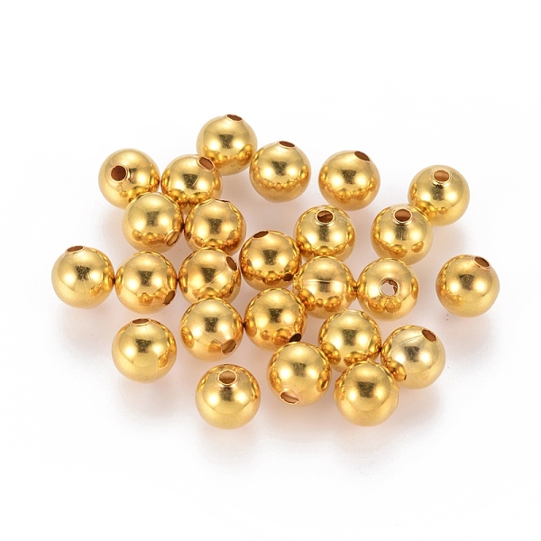 PandaHall Brass Beads, Seamless Round Beads, Golden, Size: about 8mm in diameter, hole: 2mm Brass Round Gold
PandaHall Brass Beads, Seamless Round Beads, Golden, Size: about 8mm in diameter, hole: 2mm Brass Round Gold