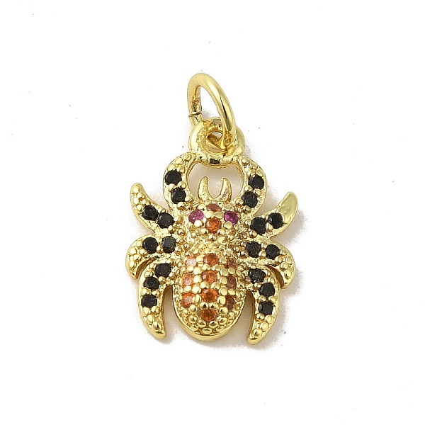PandaHall Real 18K Gold Plated Brass Pave Colorful Cubic Zirconia Pendants, with Jump Rings, Spider, 14.5x10.5x3mm, Hole: 3mm Brass+Cubic...
PandaHall Real 18K Gold Plated Brass Pave Colorful Cubic Zirconia Pendants, with Jump Rings, Spider, 14.5x10.5x3mm, Hole: 3mm Brass+Cubic...