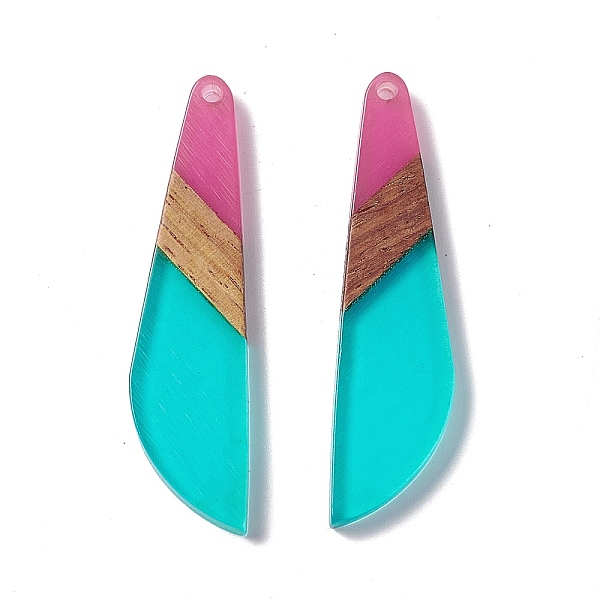 PandaHall Transparent Resin & Walnut Wood Big Pendants, Knife Charms, Turquoise, 53x13.5x3.5mm, Hole: 2mm Resin+Wood Tool Green
PandaHall Transparent Resin & Walnut Wood Big Pendants, Knife Charms, Turquoise, 53x13.5x3.5mm, Hole: 2mm Resin+Wood Tool Green