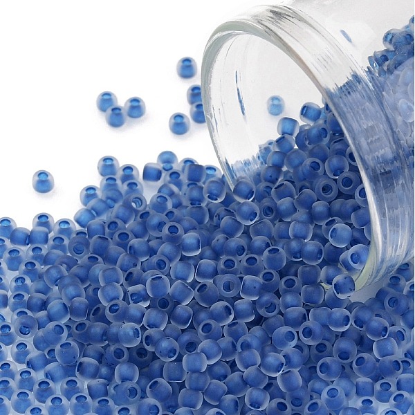 PandaHall TOHO Round Seed Beads, Japanese Seed Beads, (189FM) Royal Blue Lined Sapphire Rainbow Matte, 11/0, 2.2mm, Hole: 0.8mm, about...
PandaHall TOHO Round Seed Beads, Japanese Seed Beads, (189FM) Royal Blue Lined Sapphire Rainbow Matte, 11/0, 2.2mm, Hole: 0.8mm, about...
