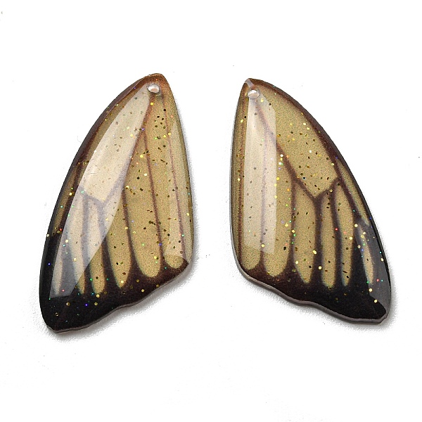 PandaHall Transparent Epoxy Resin Pendants, with Glitter Powder, Wing Charms, Pale Goldenrod, 26x13x2.5mm, Hole: 1mm Epoxy Resin Wing
PandaHall Transparent Epoxy Resin Pendants, with Glitter Powder, Wing Charms, Pale Goldenrod, 26x13x2.5mm, Hole: 1mm Epoxy Resin Wing