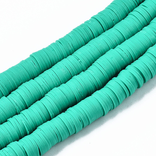 PandaHall Handmade Polymer Clay Beads Strands, for DIY Jewelry Crafts Supplies, Heishi Beads, Disc/Flat Round, Light Sea Green, 8x0.5~1mm...
PandaHall Handmade Polymer Clay Beads Strands, for DIY Jewelry Crafts Supplies, Heishi Beads, Disc/Flat Round, Light Sea Green, 8x0.5~1mm...