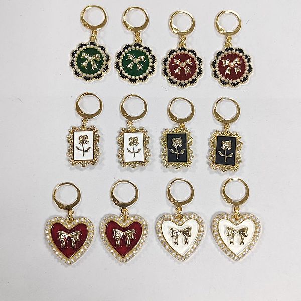 PandaHall Alloy Enamel Heart/Rectangle/Flower Pendant Locking Stitch Markers, with 304 Stainless Steel Clasps, Mixed Color, 3.5~3.8cm, 6..., Multicolor
PandaHall Alloy Enamel Heart/Rectangle/Flower Pendant Locking Stitch Markers, with 304 Stainless Steel Clasps, Mixed Color, 3.5~3.8cm, 6..., Multicolor