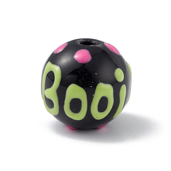 PandaHall Opaque Painted Glass Beads, Round with Handmade Enamel Smearing BOOi, Black, 13.5x13mm, Hole: 1.4mm Glass Round Black
PandaHall Opaque Painted Glass Beads, Round with Handmade Enamel Smearing BOOi, Black, 13.5x13mm, Hole: 1.4mm Glass Round Black