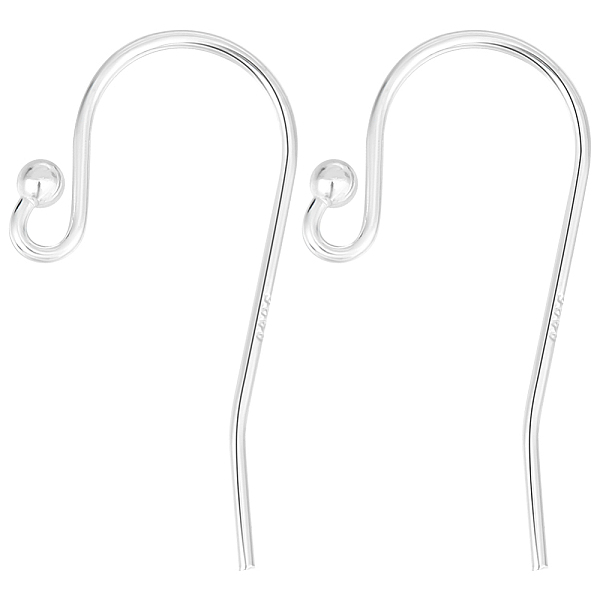PandaHall Beebeecraft 5 Pairs 925 Sterling Silver Earring Hooks, Shepherd's Hook Ear Wire, with 925 Stamp, Silver, 20~21.5x11x1.5mm, 21...
PandaHall Beebeecraft 5 Pairs 925 Sterling Silver Earring Hooks, Shepherd's Hook Ear Wire, with 925 Stamp, Silver, 20~21.5x11x1.5mm, 21...
