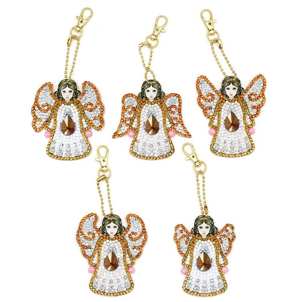 PandaHall DIY Keychain Diamond Painting Kits, including Acrylic Pendant, Diamond, Diamond Drill Tool, Ball Chain, Swivel Clasp, Angel..., Multicolor
PandaHall DIY Keychain Diamond Painting Kits, including Acrylic Pendant, Diamond, Diamond Drill Tool, Ball Chain, Swivel Clasp, Angel..., Multicolor