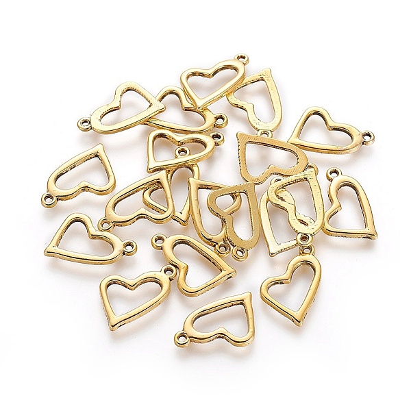 PandaHall Tibetan Style Alloy Pendant, Heart, Lead Free, Cadmium Free and Nickel Free, Antique Golden, about 20mm long, 11mm wide, 2mm thick...
PandaHall Tibetan Style Alloy Pendant, Heart, Lead Free, Cadmium Free and Nickel Free, Antique Golden, about 20mm long, 11mm wide, 2mm thick...