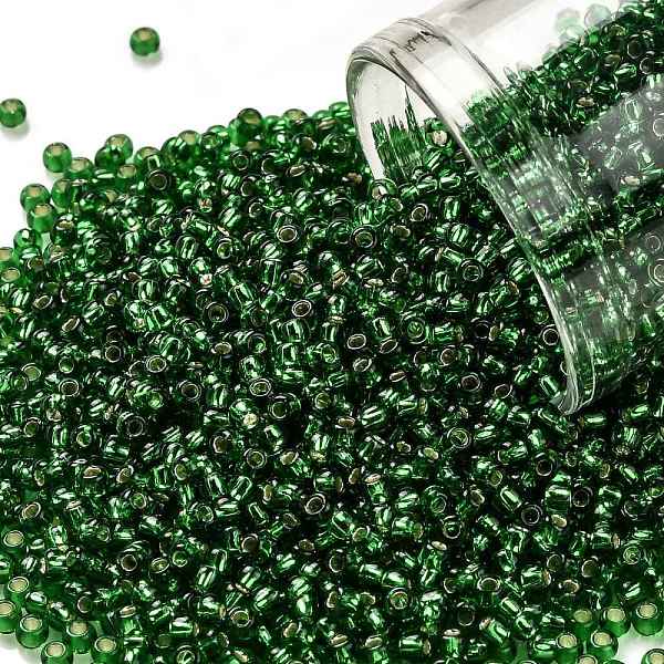 PandaHall TOHO Round Seed Beads, Japanese Seed Beads, (27B) Silver Lined Grass Green, 11/0, 2.2mm, Hole: 0.8mm, about 5555pcs/50g Glass...
PandaHall TOHO Round Seed Beads, Japanese Seed Beads, (27B) Silver Lined Grass Green, 11/0, 2.2mm, Hole: 0.8mm, about 5555pcs/50g Glass...