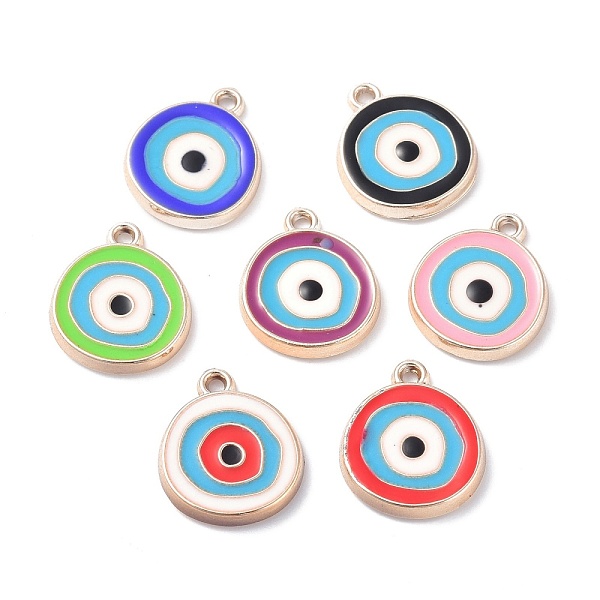 PandaHall CCB Plastic Enamel Pendants, Flat Round with Evil Eye, Mixed Color, 17.5~18x15x2.5mm, Hole: 1.5mm Plastic Evil Eye Multicolor
PandaHall CCB Plastic Enamel Pendants, Flat Round with Evil Eye, Mixed Color, 17.5~18x15x2.5mm, Hole: 1.5mm Plastic Evil Eye Multicolor
