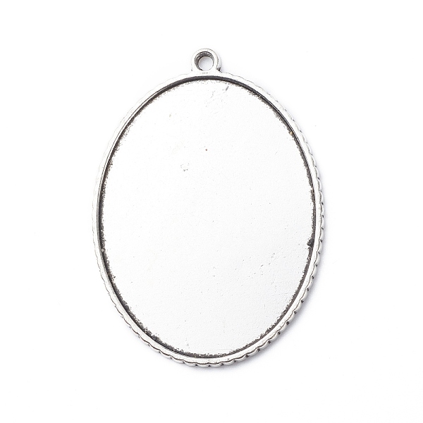 PandaHall Alloy Pendant Cabochon Settings, Cadmium Free & Lead Free, Oval, Antique Silver, Tray: 43x32mm, 55.5x40.5x2mm, Hole: 3mm Alloy...
PandaHall Alloy Pendant Cabochon Settings, Cadmium Free & Lead Free, Oval, Antique Silver, Tray: 43x32mm, 55.5x40.5x2mm, Hole: 3mm Alloy...