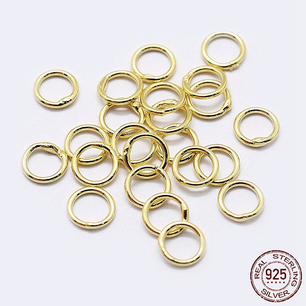 PandaHall 925 Sterling Silver Round Rings, Soldered Jump Rings, Closed Jump Rings, Golden, 19 Gauge, 7x0.9mm, Inner Diameter: 5mm Sterling...
PandaHall 925 Sterling Silver Round Rings, Soldered Jump Rings, Closed Jump Rings, Golden, 19 Gauge, 7x0.9mm, Inner Diameter: 5mm Sterling...