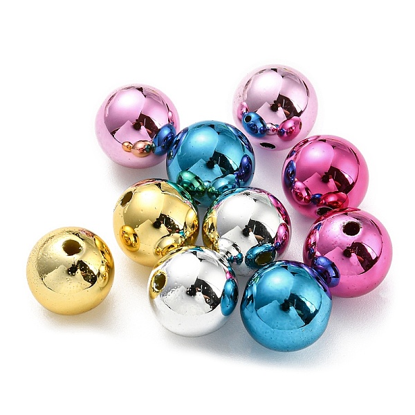 PandaHall UV Plating Acrylic Beads, Iridescent, Round, Mixed Color, 12x11mm, Hole: 2mm Acrylic Round Multicolor
PandaHall UV Plating Acrylic Beads, Iridescent, Round, Mixed Color, 12x11mm, Hole: 2mm Acrylic Round Multicolor