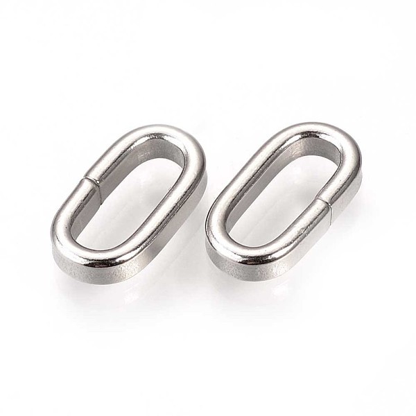 PandaHall 304 Stainless Steel Quick Link Connectors, Linking Rings Oval, Stainless Steel Color, 13x7x2.5mm, Hole: 4x10mm 304 Stainless Steel...
PandaHall 304 Stainless Steel Quick Link Connectors, Linking Rings Oval, Stainless Steel Color, 13x7x2.5mm, Hole: 4x10mm 304 Stainless Steel...