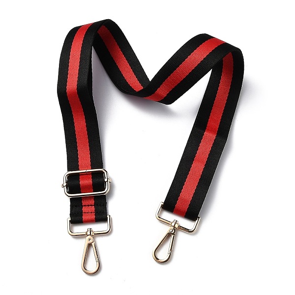 PandaHall Adjustable Nylon Bag Chains Strap, with Light Gold Iron Swivel Clasps, for Bag Replacement Accessories, Black & Red, Stripe...
PandaHall Adjustable Nylon Bag Chains Strap, with Light Gold Iron Swivel Clasps, for Bag Replacement Accessories, Black & Red, Stripe...
