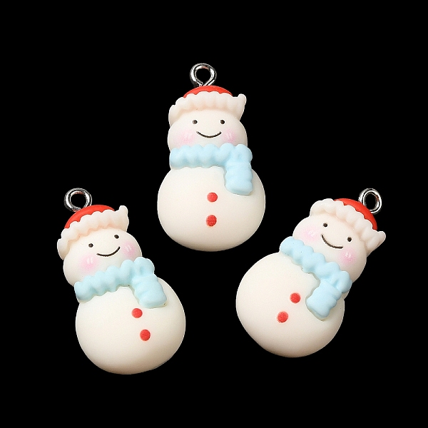 PandaHall Opaque Resin Pendants, Christmas Snowman Charms with Platinum Plated Zinc Alloy Loops, Red, 28.5x15x7mm, Hole: 2mm Alloy+Resin...
PandaHall Opaque Resin Pendants, Christmas Snowman Charms with Platinum Plated Zinc Alloy Loops, Red, 28.5x15x7mm, Hole: 2mm Alloy+Resin...
