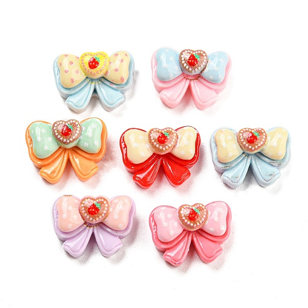 PandaHall Opaque Resin Cabochons, Bowknot with Strawberry, Mixed Color, 9.5x12.5x5.5mm Resin Bowknot Multicolor
PandaHall Opaque Resin Cabochons, Bowknot with Strawberry, Mixed Color, 9.5x12.5x5.5mm Resin Bowknot Multicolor