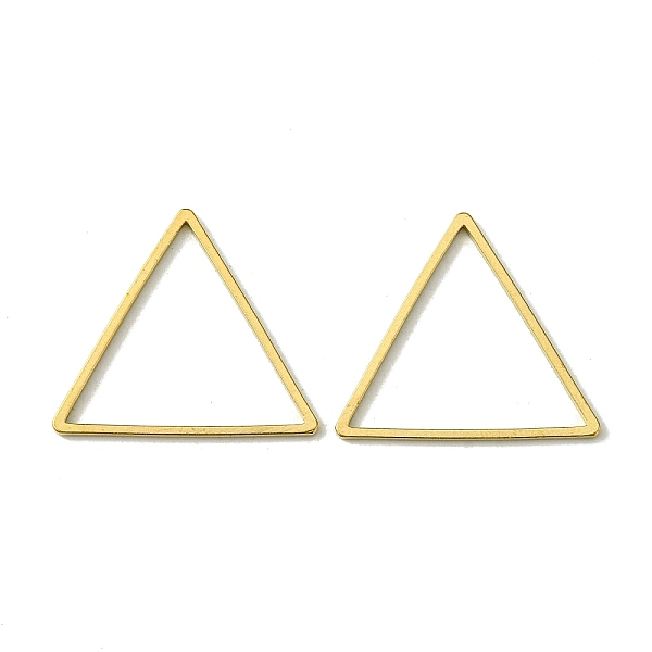 PandaHall Brass Linking Rings, Triangle, Raw(Unplated), 21.5x24x1mm, Inner Diameter: 19x21.5mm Brass Triangle
PandaHall Brass Linking Rings, Triangle, Raw(Unplated), 21.5x24x1mm, Inner Diameter: 19x21.5mm Brass Triangle