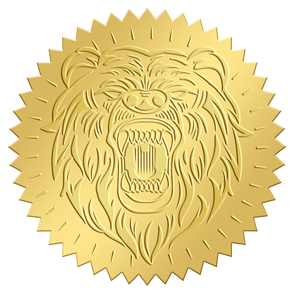 PandaHall Self Adhesive Gold Foil Embossed Stickers, Medal Decoration Sticker, Bear Pattern, 50x50mm Metal Bear Gold
PandaHall Self Adhesive Gold Foil Embossed Stickers, Medal Decoration Sticker, Bear Pattern, 50x50mm Metal Bear Gold