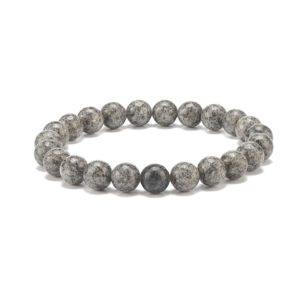 PandaHall Natural Sesame Jasper/Kiwi Jasper Round Beaded Stretch Bracelet, Gemstone Jewelry for Women, Gray, Beads: 8mm, Inner Diameter...
PandaHall Natural Sesame Jasper/Kiwi Jasper Round Beaded Stretch Bracelet, Gemstone Jewelry for Women, Gray, Beads: 8mm, Inner Diameter...
