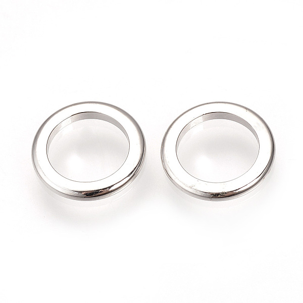 PandaHall Brass Linking Rings, Donut, Nickel Free, Real Platinum Plated, 10x1mm Brass Donut
PandaHall Brass Linking Rings, Donut, Nickel Free, Real Platinum Plated, 10x1mm Brass Donut