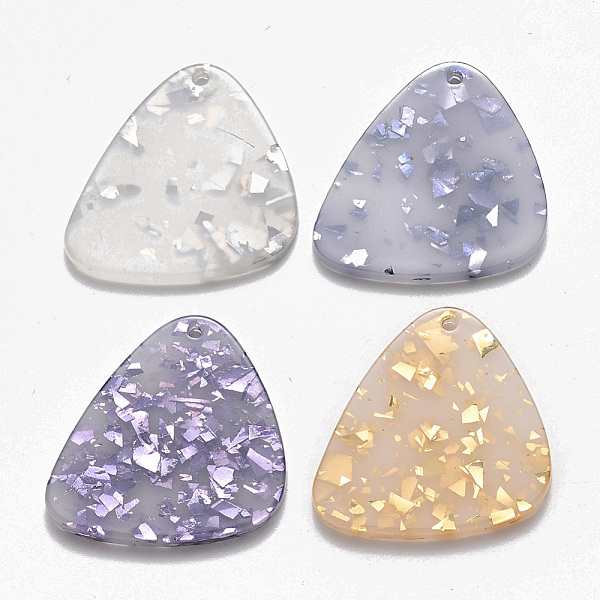 PandaHall Cellulose Acetate(Resin) Pendants, Triangle, Mixed Color, 27x27x2.5mm, Hole: 1.5mm Cellulose Acetate Triangle Multicolor
PandaHall Cellulose Acetate(Resin) Pendants, Triangle, Mixed Color, 27x27x2.5mm, Hole: 1.5mm Cellulose Acetate Triangle Multicolor