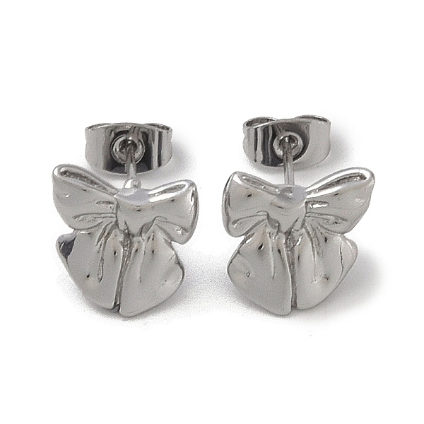 PandaHall Brass Stud Earring Findings, with 925 Sterling Silver Pin, Bowknot, Platinum, 11x11mm, Pin: 11.5x0.7mm & 3.5x0.7mm Brass Bowknot
PandaHall Brass Stud Earring Findings, with 925 Sterling Silver Pin, Bowknot, Platinum, 11x11mm, Pin: 11.5x0.7mm & 3.5x0.7mm Brass Bowknot