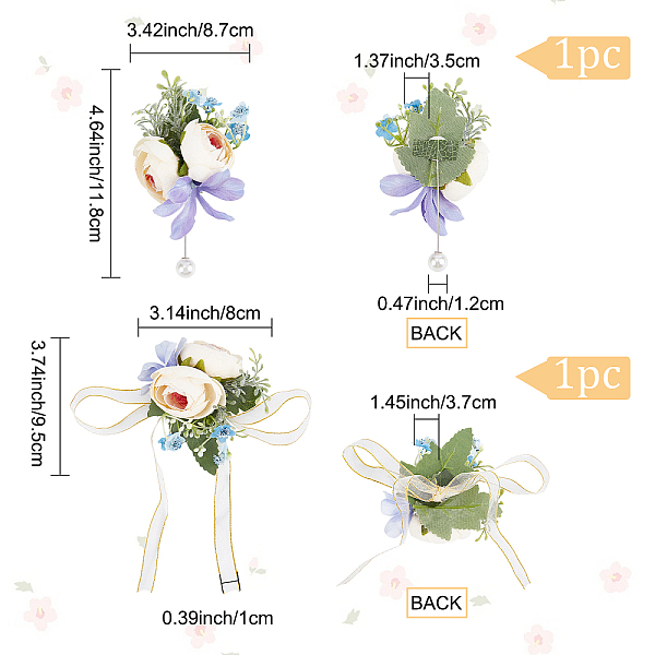 PandaHall CRASPIRE Flower Wrist Corsage Wedding Corsage Ribbon Wrist Rose Artificial Flower Wrist Boutonniere Buttonholes Bridesmaid Flower..., Orange
PandaHall CRASPIRE Flower Wrist Corsage Wedding Corsage Ribbon Wrist Rose Artificial Flower Wrist Boutonniere Buttonholes Bridesmaid Flower..., Orange