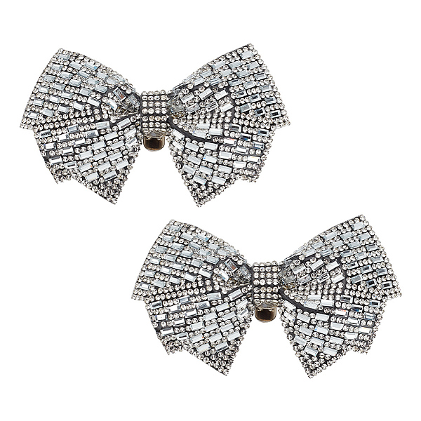 PandaHall Bowknot Rhinestone Shoe Decoration, Light Grey, 62x98x12mm Glass Rhinestone Bowknot
PandaHall Bowknot Rhinestone Shoe Decoration, Light Grey, 62x98x12mm Glass Rhinestone Bowknot