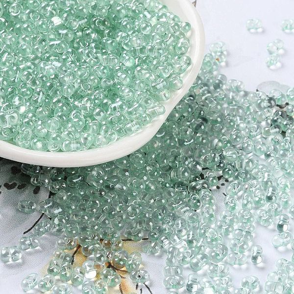 PandaHall Glass Seed Beads, Transparent Colours Luster, Peanut, Light Green, 4~4.5x2~2.5x2~2.5mm, Hole: 0.8~0.9mm, about 10000pcs/pound...
PandaHall Glass Seed Beads, Transparent Colours Luster, Peanut, Light Green, 4~4.5x2~2.5x2~2.5mm, Hole: 0.8~0.9mm, about 10000pcs/pound...