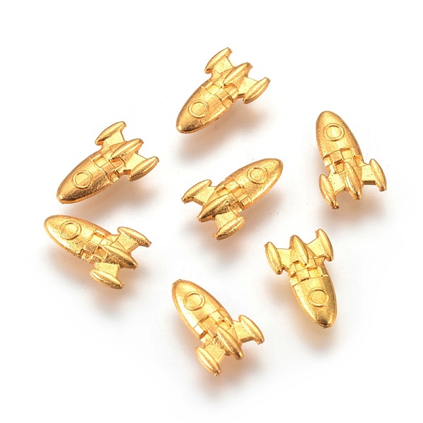 PandaHall Zinc Alloy Cabochons, for DIY Crystal Epoxy Resin Material Filling, Rocket, Golden, 10x6x2mm Alloy Others
PandaHall Zinc Alloy Cabochons, for DIY Crystal Epoxy Resin Material Filling, Rocket, Golden, 10x6x2mm Alloy Others