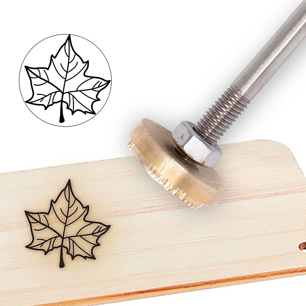 PandaHall Stamping Embossing Soldering Brass with Stamp, for Cake/Wood, Leaf Pattern, 30mm Brass Leaf
PandaHall Stamping Embossing Soldering Brass with Stamp, for Cake/Wood, Leaf Pattern, 30mm Brass Leaf