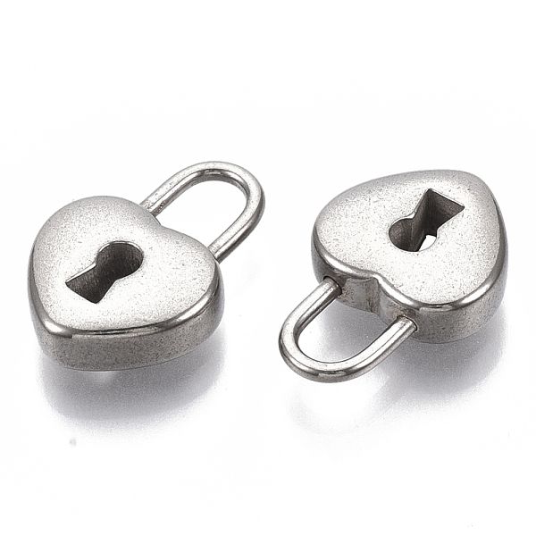 PandaHall 304 Stainless Steel Pendants, Heart Lock, Stainless Steel Color, 19.5x13x5mm, Hole: 6x4mm 304 Stainless Steel Heart
PandaHall 304 Stainless Steel Pendants, Heart Lock, Stainless Steel Color, 19.5x13x5mm, Hole: 6x4mm 304 Stainless Steel Heart