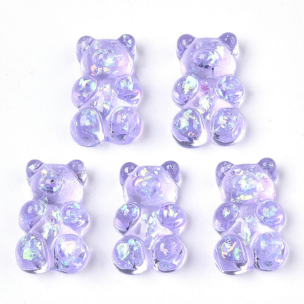PandaHall Transparent Epoxy Resin Cabochons, with Sequins, Hologram Cabochons, Bear, Lilac, 17x11x6~7mm Epoxy Resin Bear Purple
PandaHall Transparent Epoxy Resin Cabochons, with Sequins, Hologram Cabochons, Bear, Lilac, 17x11x6~7mm Epoxy Resin Bear Purple