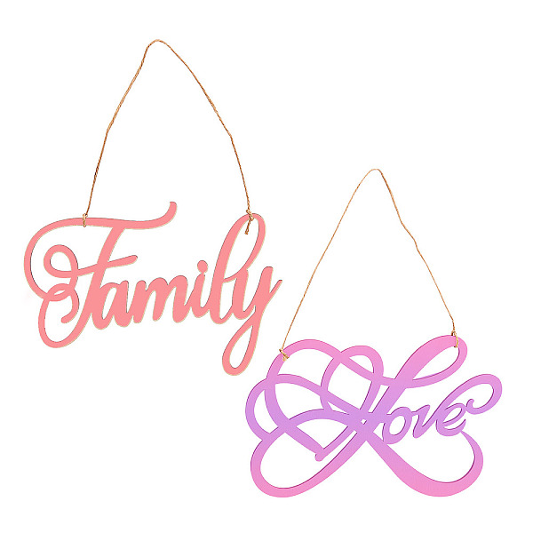 PandaHall CREATCABIN 2 Sets 2 Styles Wood Cutouts Ornaments, with Jute Twine, Hanging Decorations, for Party Gift Home Decoration, BurlyWood..., Orange
PandaHall CREATCABIN 2 Sets 2 Styles Wood Cutouts Ornaments, with Jute Twine, Hanging Decorations, for Party Gift Home Decoration, BurlyWood..., Orange