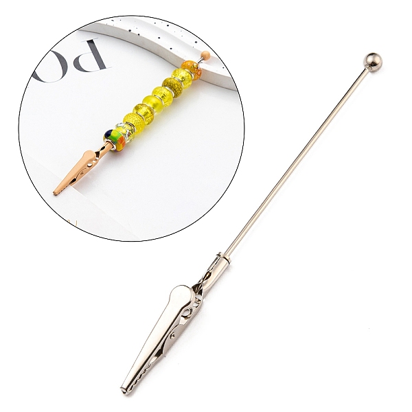 PandaHall Iron Bracelet Tool Jewelry Helper Alligator Clip, Bracelet Fastening Helper Tools, Platinum, 13.8cm Iron
PandaHall Iron Bracelet Tool Jewelry Helper Alligator Clip, Bracelet Fastening Helper Tools, Platinum, 13.8cm Iron