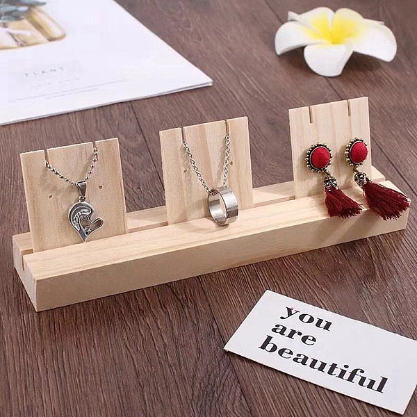 PandaHall 1-Slot Wooden Earring Display Card Stands, Jewelry Organizer Holder with Earring Display Cards, for Earring, pendant Necklace..., Orange
PandaHall 1-Slot Wooden Earring Display Card Stands, Jewelry Organizer Holder with Earring Display Cards, for Earring, pendant Necklace..., Orange