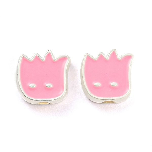 PandaHall Alloy Enamel Beads, Matte Silver Color, Flower, Hot Pink, 10x10x4mm, Hole: 2mm Alloy+Enamel Flower
PandaHall Alloy Enamel Beads, Matte Silver Color, Flower, Hot Pink, 10x10x4mm, Hole: 2mm Alloy+Enamel Flower