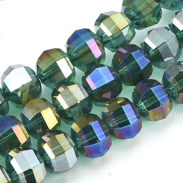 PandaHall Electroplate Glass Beads Strands, AB Color Plated, Faceted, Round, Green, 8x7mm, Hole: 1.2mm, about 72pcs/strand, 18.5 inch Glass...
PandaHall Electroplate Glass Beads Strands, AB Color Plated, Faceted, Round, Green, 8x7mm, Hole: 1.2mm, about 72pcs/strand, 18.5 inch Glass...