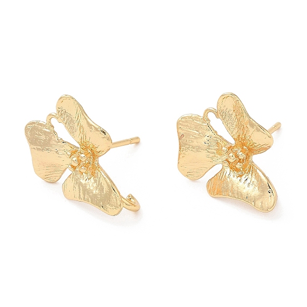 PandaHall Brass Stud Earring Findigs, with Vertical Loops, Flower, Real 18K Gold Plated, 17.5x15mm, Hole: 1.4mm Brass Flower
PandaHall Brass Stud Earring Findigs, with Vertical Loops, Flower, Real 18K Gold Plated, 17.5x15mm, Hole: 1.4mm Brass Flower