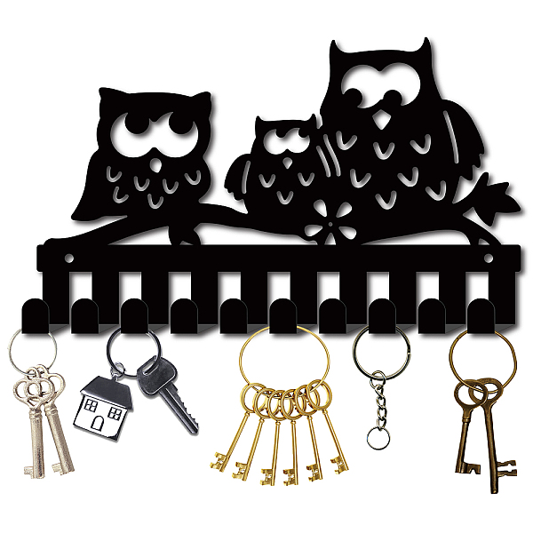 PandaHall CREATCABIN Owl Black Metal Key Holder for Wall Mounted Key Hooks Iron Key Hanger Holder with 6 Hooks Metal Key Hanging Organizer...
PandaHall CREATCABIN Owl Black Metal Key Holder for Wall Mounted Key Hooks Iron Key Hanger Holder with 6 Hooks Metal Key Hanging Organizer...