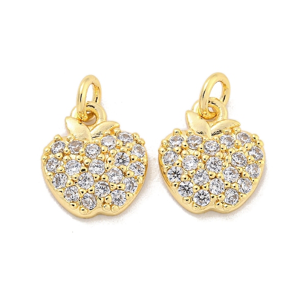 PandaHall Brass Micro Pave Clear Cubic Zirconia Charms, Apple, Golden, 11x9.5x2.5mm, Hole: 2.5mm Brass+Cubic Zirconia Apple Clear
PandaHall Brass Micro Pave Clear Cubic Zirconia Charms, Apple, Golden, 11x9.5x2.5mm, Hole: 2.5mm Brass+Cubic Zirconia Apple Clear